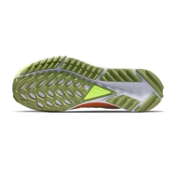 Nike React Pegasus Trail 4 Grey/Volt-Orange Running Shoe‎ DJ6158 002 Mens Sz 10 - Picture 4 of 16